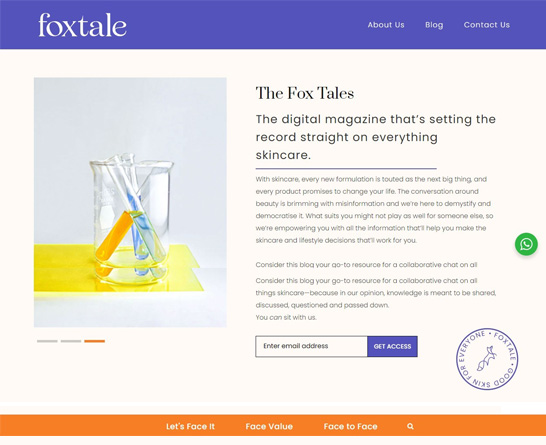 Foxtale Website