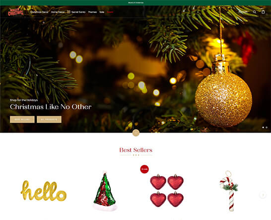 World of Christmas Website